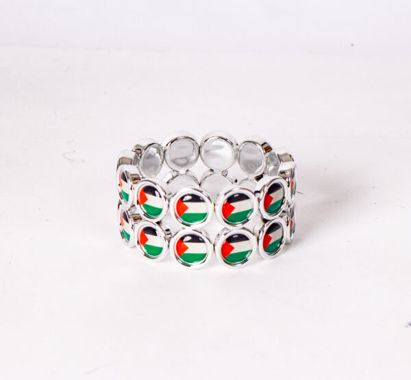 Double Layered Palestine Flag Bracelet