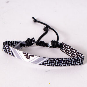 Black and White String Bracelet