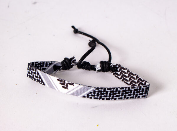 Black and White String Bracelet