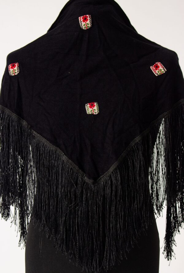 Black Palestine Themed Scarf - Image 2