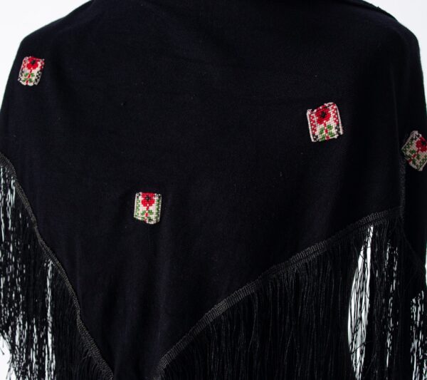 Black Palestine Themed Scarf