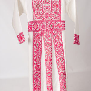 Childrens Traditional Palestinian Red Tatreez Children's Thobe